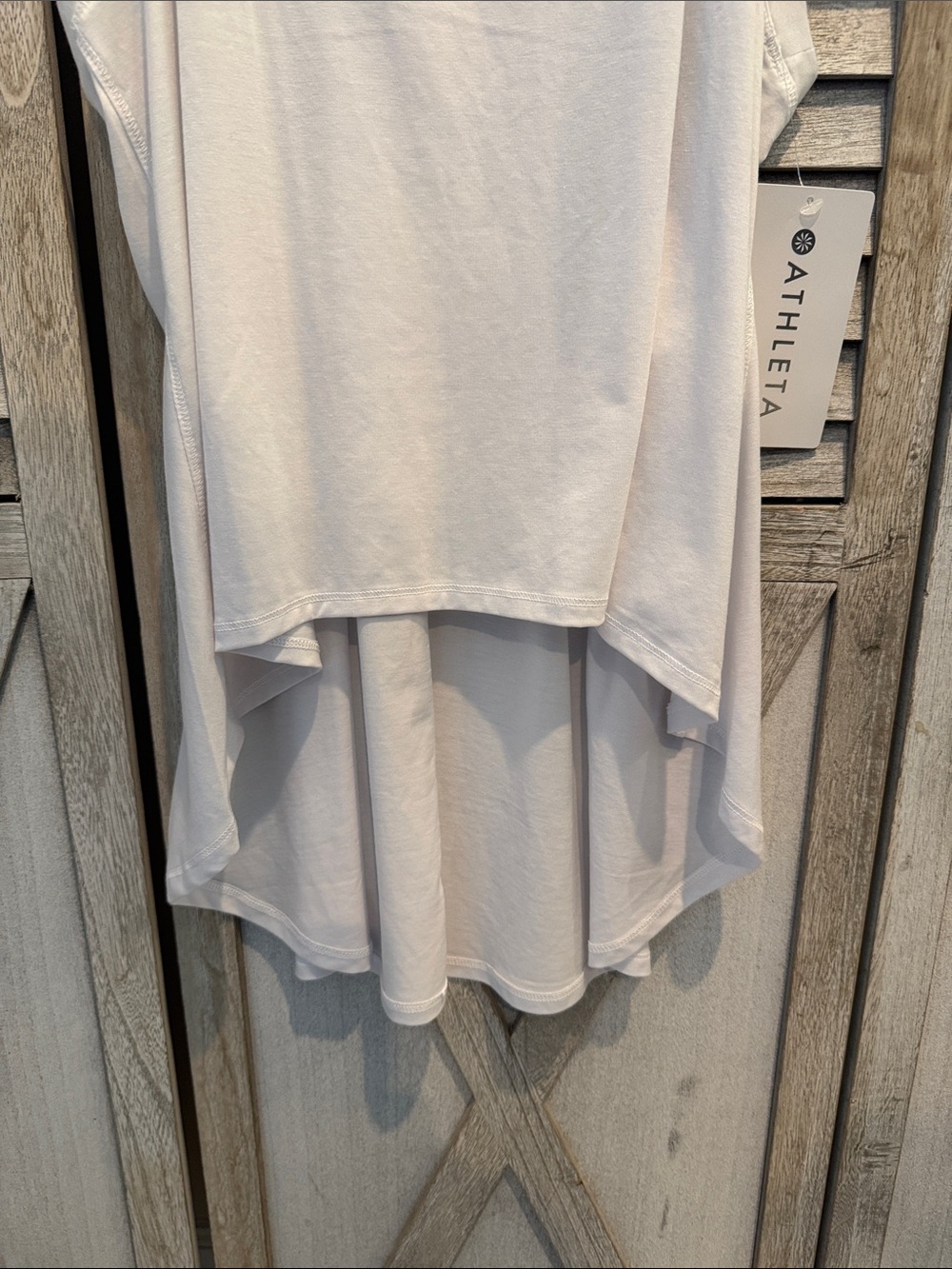 Athleta White High-Low Racerback Tank - Picture 4 of 7
